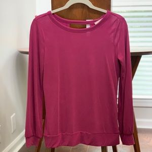 NWT!! Loft Cross-back Long Sleeve Blouse